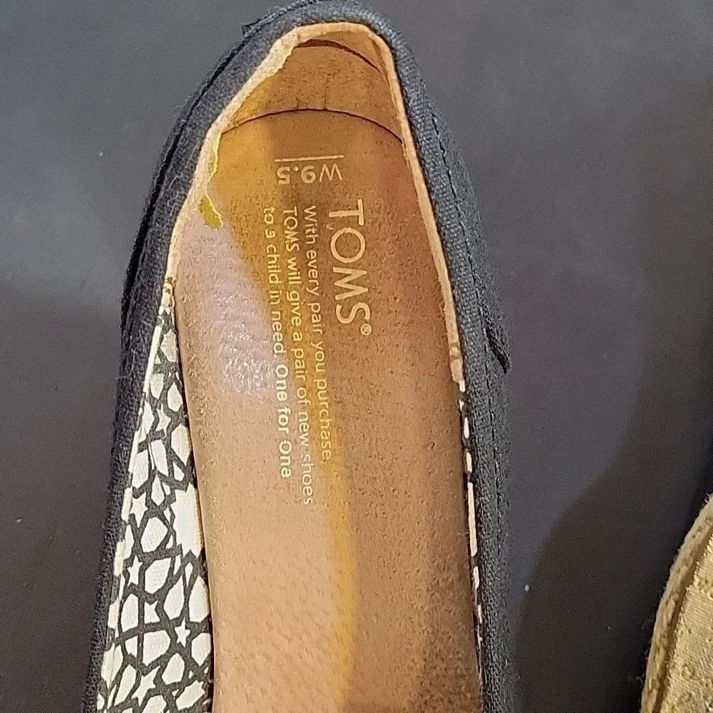 TOMS CLASSIC CANVAS WEDGE SANDAL - Picture 15 of 16